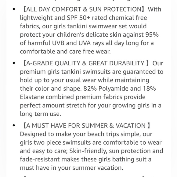 New Girls size 9-10yrs 2-piece bathing suit - Picture 6 of 7